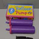 Balloon Pump Hand Held, Inflator Air Pump for Balloons - 2Way Dual Action, 2Pack: Friends can Help - Easy to Use
