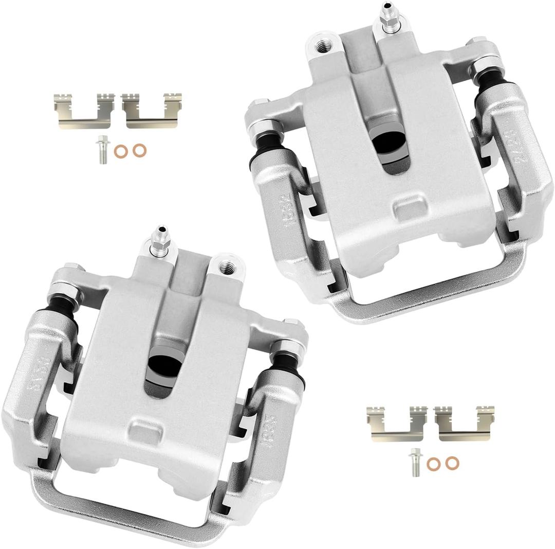 cciyu Rear Left & Right Disc Brake Calipers w/Bracket 18B4992 18B4993 2005-2021 For Chrysler For 300,2011-2021 For Dodge For Challenger,2006-2021 For Dodge For Charger,2005-2008 For Dodge For Magnum