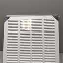 16"x16" Duct Opening Return Air Grille,Air Return Vent Cover Grill for Sidewall and Ceiling,Solid Steel AC Vent Cover HVAC Cold Air Intake Grille Without Filter House,Outer Dimension:17.75W x 17.75"H