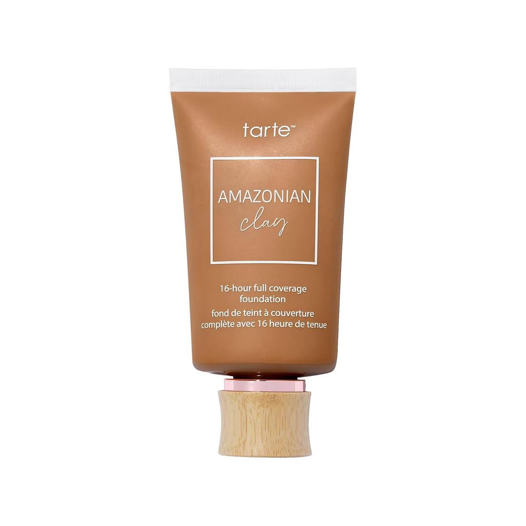 tarte Amazonian clay 16-hour full coverage foundation  Matte Finish Foundation with Amazonian Clay & Vitamin E for Hydration & Smooth Looking Skin, Vegan & Cruelty Free