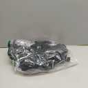 BAGAIL Clear Bags 12x6x12 Stadium Approved Clear Tote Bag with Zipper Closure Crossbody Shoulder Bag with Adjustable Strap (Black Two Pack)