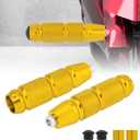 Windance 2pcs CNC M8 Front Fender Frame Sliders, Anti Crash Protector for Yamaha Honda Suzuki (Gold)