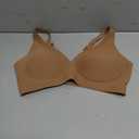OEAK Womens Deep V Bras Wireless Comfortable Bra Supportive No Underwire Bras Tshirt Push Up Bralettes Plunge Seamless Bra (M)