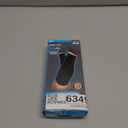 Calf Compression Sleeves for Men and Women - (1 Pair) Footless Compression Socks Support for Varicose Veins, Nursing, Pregnancy, Running - PhysFlex Leg Sleeve Brace for Shin Splints, Pain Relief and Reduces Swelling (Black, Medium)