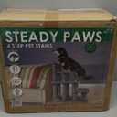 Furhaven Steady Paws Multi-Step Pet Stairs for High Beds & Sofas - Gray, 4-Step