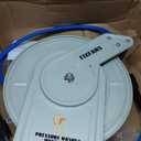Pressure Washer Hose Reel with Hose, 1/4"  60ft Retractable Power Washer Hose Reel, Heavy Duty Hose Reel Auto Rewind, Wall Mounted, 3600 PSI