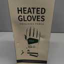 Unigear Rechargeable Heated Gloves for Men Women, 3 Heating Level Electric Battery Ski Gloves, Thinsulate Waterproof Winter Touchscreen Leather for Outdoor Work, Snowboarding, Raynauds