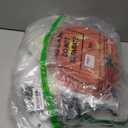 Jetec 2 Pcs 44 Inch Outdoor Halloween Decorations Light up Pumpkin Yard Stakes Plastic Stacked Pumpkin Witches Hat Boo Ghost Stake Sign with LED String Lights for Outside Home Lawn Pathway Party