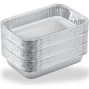 Drip Pans for Weber, Disposable Aluminum Foil Grease Trays for Weber Grills, Universal Replacement Liners for Weber Series, 8.6" x 6" - 20 Pcs, 20pack
