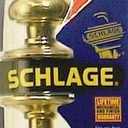Schlage Georgian Bright Brass Steel Entry Lockset ANSI Grade 2 1-3/4 in.