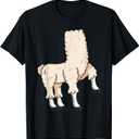 Llama Costume Halloween Easy Cosplay Last Minute Outfit T-Shirt