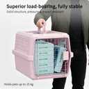 RIZZARI 22" Hard Pet Carrier: Travel Kennel for Cats & Small Dogs