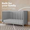 Graco Theo 3-in-1 Convertible Baby Crib - GREENGUARD Gold Certified, Converts to Toddler Bed & Daybed, Fits Standard Full-Size Baby Crib Mattress, 4 Adjustable Mattress Heights (Pebble Gray), 
Product Dimensions	53.27"L x 33.47"W x 28.9"H