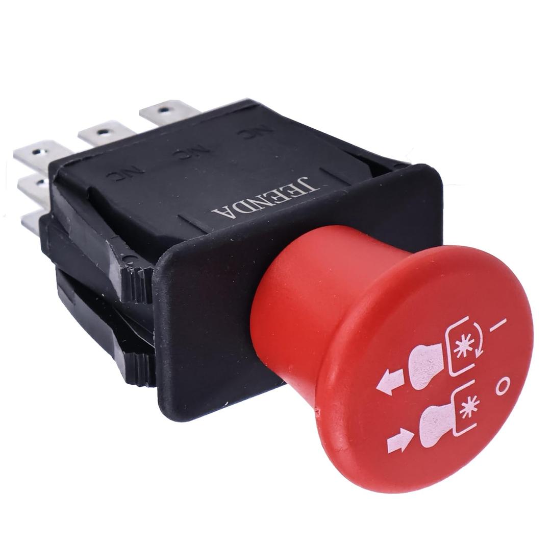 JEENDA PTO Switch 8 Terminals Compatible with Dixie Chopper 500016 4174684 Jacobsen 2721505 Rotary 110-9657A Delta 6204-322 6204 MTD 725-07534 430-528 Classic RZT Pro Series RZT Mower JEENDA PTO Switch 8 Terminals Compatible with Dixie Chopper 500016 4174684 Jacobsen 2721505 Rotary 110-9657A Delta 6204-322 6204 MTD 725-07534 430-528 Classic RZT Pro Series RZT Mower
