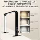 Half Moon Light for Nail Tech, 560 LEDs Professional Nail Desk Lamp