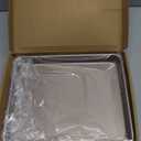 11 Inch Baking Sheets Pan Nonstick Set of 2, Walooza Cookie Sheet Replacement Toaster Oven Tray，Deep Size 1 inch Bakeware, Non Toxic & Heavy Duty & Easy Clean