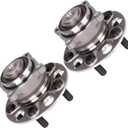 ECCPP Wheel Hub and Bearing Assembly Rear 512391 fit 2009-2014 For Acura TL FWD Replacement For 5 lugs Wheel hub with ABS 2 pcs