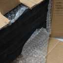 WOPITUES Wood Floating Shelves Set of 6, 24 inch Long Floating Shelves for Wall Decor, Farmhouse Shelf for Bedroom, Bathroom Storage Shelves, Book Shelves for Living Room - Black