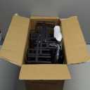 4 Pack Pull Out Spice Rack Organizer for Cabinet, 2 Tier Metal Slide Out Seasoning Organizer and Storage Heavy Duty Vertical Spice Rack Shelf Pullout for Kitchen Cabinets No Drilling (Black)