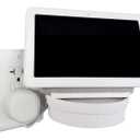 The Google Home Nest Hub [Gen 1 and Gen 2] Mount for Electrical Outlets. Full Swivel. Installs in Seconds. Hidden Cord Storage. Award Winning Design. Works on All Vertical Outlets. White