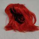 Red Bob Wig With Bangs 12 Inch Short Synthetic Fiber Bob Wigs for Women Short Bob Wigs and Halloween Cosplay Wig for Daily Life Colorful Wigs With One Cap (Red)