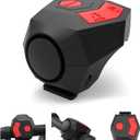 Antfire Electric Bike Horn, 120DB Loud Bike Horn for Adults, USB Rechargeable Bicycle Bell, 2 Sound Modes IP65 Waterproof Bicycle Horn with Alarm for Road Bicycle, Mountain Bike, Scooter