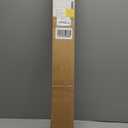 100% Privacy L-Shaped Blades Mini Blinds for Indoor Windows 1" Vinyl Cordless Window Blinds for Home, 34" W  36" H - White