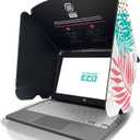 Laptop Sun Shade (M, Tropical), SunShader Eco, Recyclable Multi-Layered Cardboard Laptop Sun Shade for Working Outside & Privacy Screen - Patent 10963010