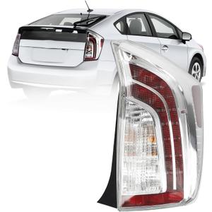 Dasbecan Right Passenegr Side Tail Light Assembly with Bulbs Compatible with 2012-2015 Toyota Prius Rear Lamp Replaces# TO2801189 8155147190 (5pins)