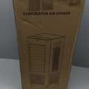 PNTCK Evaporative Air Cooler Portable: Fans That Blow Cold Air for Room, Bedroom, Indoor, Office - Swamp Cooling Fan with 19ft Remote, 12H Timer, 30dB Quiet, 3 Speeds, 2.1Gal Water Tank, Ice Pack