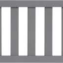 Dream On Me Tiana Convertible Crib Toddler Guard Rail, New Zealand Pinewood, Carbon Grey  21x13 Inch (Pack of 1)