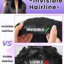 catti 3 In 1 Half Wig Kinky Straight Synthetic Hair Comfortable Fit Invisible Hairline Adjustable Drawstring Wigs for Seamless Hair Blending Ready to Go Headband Wig for Women 22 Inch