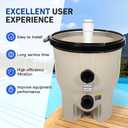 170016 Tank Bottom Assembly Fit for Pentair FNSP36 FNS Plus 36 Sq Ft EC-180007 Pool and Spa D.E. Filter - Replace 170016 Bottom Tank with Clamp Assembly, One Year Quality Assurance