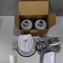 Geedel Rotary Cheese Grater, Kitchen Mandoline Vegetable Slicer with 3 Interchangeable Blades, Easy to Clean Rotary Grater Slicer for Fruit, Vegetables, Nuts (White)