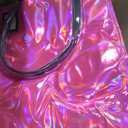 Reusable Grocery Bag with Wheels (Large, Glitter Pink), Shopping Trolley with 8 Pockets and Zipper Cover Foldable Rolling Tote for Women, Kitchen, Travel, Carries Up to 76LBS