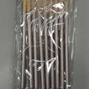 9 Pieces Facial Fan Mask Brushes, Soft Facial Applicator Brushes Tools for Peel Glycolic Makeup for Mud Cream(Champagne)