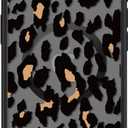 FUNMIKO for iPhone 16e Case Wireless Charging & Military-Grade Protection - Trendy Floral Design for Women Girls, Matte Non-Slip Phone Cover with Shockproof Corners - Leopard Print