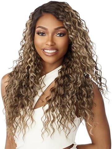 Sensationnel Butta Lace Precut Wigs - Unit 6 Glueless Extra Wide 5 Inch Deep Parting Synthetic Pre Tweezed Smaller Knot Hairline (TH2/COPPER)