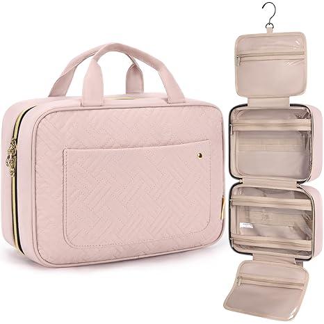 Ms. Pen Travel Size Toiletry Bag for Women, Portable Cosmetic Bag with Hanging Hook, Travel Essentials Water-resistant Makeup Organizer for Accessories, Shampoo, Full-size Container, Toiletries Ms. Pen Travel Size Toiletry Bag for Women, Portable Cosmetic Bag with Hanging Hook, Travel Essentials Water-resistant Makeup Organizer for Accessories, Shampoo, Full-size Container, Toiletries