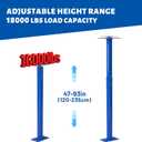 House Floor Jack, 16070 lbs Structural Support Jack Stand for Basement, Beam and Floor Support, Mobile Home Leveling Post Pole, Adjustable Steel Jack Post