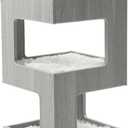 ACH Modern Cat Furniture Cat Tree Spacious Perch Multi-Level Cat Tower for Indoor Cats 27.5 Inch Luxury Cat Tree Stand House for Kittens with Removable Soft Blanket and Condo