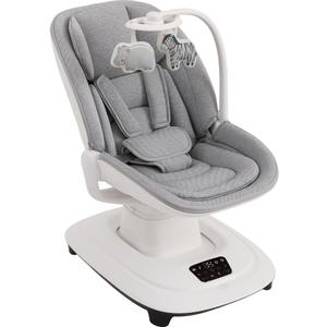 Mastela Deluxe Multi-Motion Baby Cradle with Gentle Touch Control, 5 Swing Modes, 360° Rotation, App Control, 3 Recline Positions, 12 Melodies, Suitable for Baby Birth to 36 Months (Max Weight 15kg)