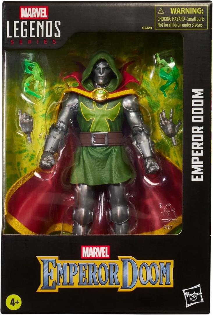 Marvel Legends Series Emperor Doom, Fantastic Four Comics Collectible 6-Inch Scale Action Figure