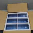 Glass Cylinder Vases, Blue Vase for Centerpieces, 6 Inch Tall Flower Vase for Wedding Decorations, Floral Vase Bulk Flower vases, Glass Hurricane Candle Holder for Table Centerpiece Wedding Home Dcor