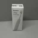 Aquasonic Vibe Series Ultra-Whitening Toothbrush  ADA Accepted Electric Toothbrush - 8 Brush Heads & Travel Case  40,000 VPM Motor & Wireless Charging - 4 Modes w Smart Timer  Optic White