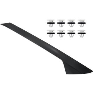 A-Pillar Molding Trim kit w/Clips Compatible with 2011-2019 Ford Explorer Right Passenger Side Outer Windshield Molding Trim Replace BB5Z-7803144-AA 926-451 BB5Z7803136AA BB5Z7803136AB BB5Z7803136BA