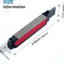 S SATC 4-in-1 Portable Knife Sharpener Stone Made of Diamond Pocket Knife Sharpener, Outdoor Tools for kitchen hunting throwing knife