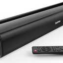 Saiyin Sound Bars for TV, 40 Watts Small Soundbar for TV,Surround Sound System TV Sound Bar Speakers with Bluetooth/Optical/AUX Connection for PC/Gaming/Projectors,17inch