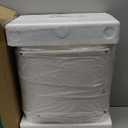 BOBOMOMO Tradition 20.5" Rustic Table Lamp Set of 2 for Living Room Farmhouse Bedside Desk Lamps Bedroom Nightstand Vintage Lamps Linen Washed Suitable for Decorating Small Areas (Antique White)