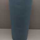 Retrospec Solana Yoga Mat 1" Thick With Nylon Strap For Men & Women - Non Slip Exercise Mat For Home Yoga, Pilates, Stretching, Floor & Fitness Workouts (Blue Mist)